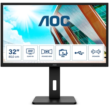 80cm/31.5 (2560x1440) AOC P2 Q32P2 Ultra HD DP LS 4 ms black