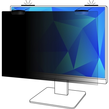 Preview: 3M Privacy Filter - Blickschutzfilter für 27 Bildschirme entfernbar - magnetisch