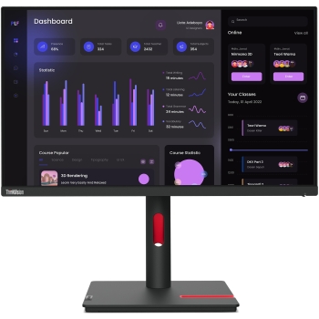 60.5cm/23.8 (1920x1080) Lenovo ThinkVision T24i-30 IPS HDMI VGA DP