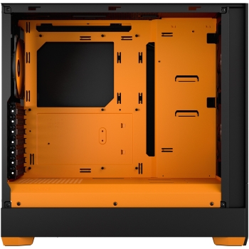 Preview: Midi Fractal Design Pop Air RGB Orange Core TG Clear Tint