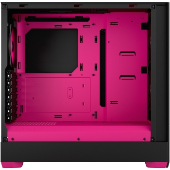 Preview: Tower Fractal Design Pop Air RGB Magenta Core TG Clear Tint