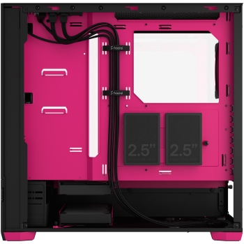 Preview: Tower Fractal Design Pop Air RGB Magenta Core TG Clear Tint