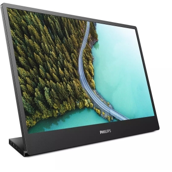 Preview: 40.6cm/16 (1920x1080) Philips 16B1P3302D 16:9 FHD IPS Portable 4ms 75Hz 2xUSB-C Black