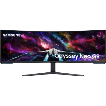 144cm/57 (7680x2160) Samsung Odyssey Neo G9 S57CG954NU 32:9 DualUHD VA Curved 1ms 240Hz DP HDMI USB Black/White