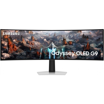 124cm/49 (5120x1440) Samsung Odyssey G9 S49CG934SU Curved OLED DualQuadHD 240Hz DisplayHDR400 0.03ms DP MicroHDMI HDMI Speaker Silver