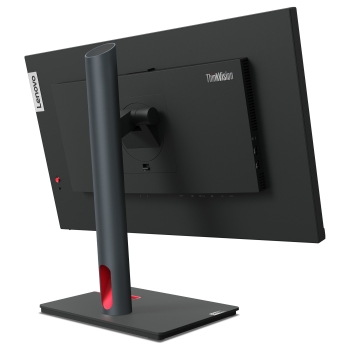 Preview: 60.5cm/23.8 (2560x1440) Lenovo ThinkVision P24h-30 QHD LED IPS 60Hz 4ms HDMI DP USB-C Pivot Black