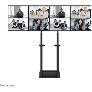 Preview: Doppelbildschirm-Adapter (42 -65) insg. max. 100kg opt. für FL55-875BL1 + WL55-875BL1 Neomounts Schwarz