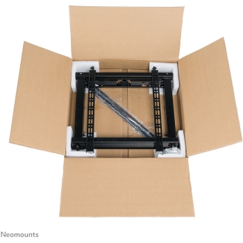 Preview: Neomounts WL95-800BL1 Push-to-Pop-Out Videowall-Wandhalterung für 42-70 Bildschirme - Schwarz