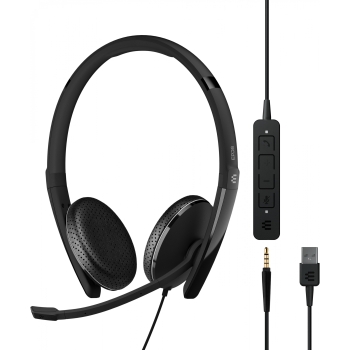 Preview: Epos Adapt 165 USB II - Kabelgebunden - Headset - On-Ear - Schwarz