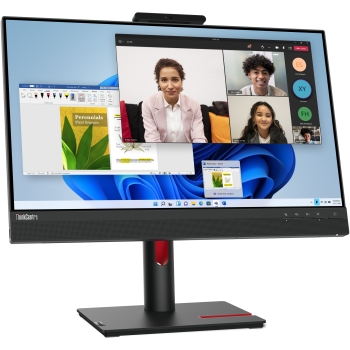 Preview: 60.5cm/23.8 (1920x1080) Lenovo ThinkCentre Tiny-in-One 24 Gen 5 16:9 FHD IPS Touch 60Hz 4ms HDMI DP Speaker Black