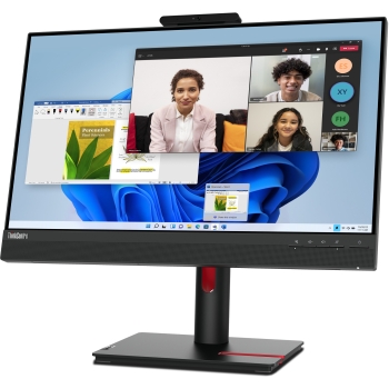 Preview: 60.5cm/23.8 (1920x1080) Lenovo ThinkCentre Tiny-in-One 24 Gen 5 16:9 FHD IPS Touch 60Hz 4ms HDMI DP Speaker Black