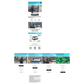 Preview: T HP OfficeJet Pro 9110b Tintenstrahldrucker A4 LAN WLAN Duplex
