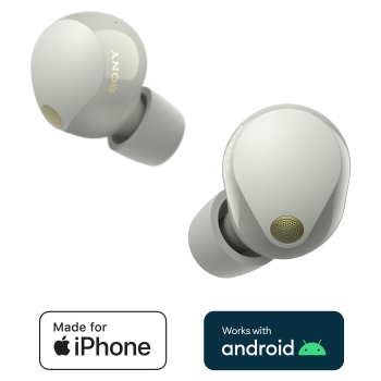 Preview: Sony WF-1000XM5 - ANC/Virtual Surround (Spatial Sound)/In-Ear/inkl. Lade-Etui - white