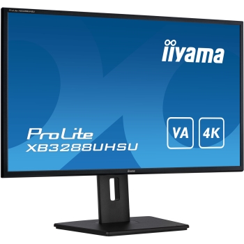 Preview: 81.3cm/32 (3840x2160) iiyama ProLite XB3288UHSU-B5 4K LED 60Hz 3ms 2xHDMI DP LS Black