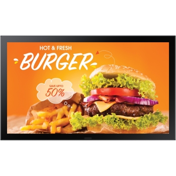 61cm/24 (1920x1080) Samsung LH24OHBEBGBXEN 16:9 FHD IPS Outdoor 14ms 24/7 USB HDMI LAN 24%Haze Tizen Black