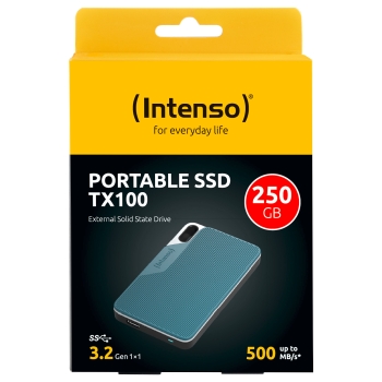 Preview: 250GB Intenso TX100 Portable USB 3.2 Anthrazit