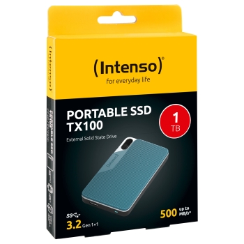 Preview: 1TB Intenso TX100 Portable USB 3.2 Anthrazit