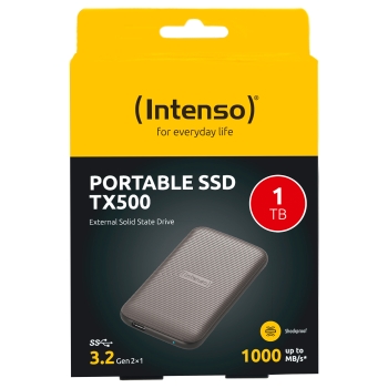 Preview: 1TB Intenso TX500 Portable USB 3.2 Brown