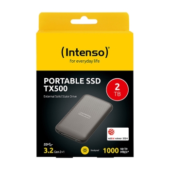 Preview: 2TB Intenso TX500 Portable USB 3.2 Brown