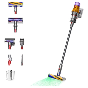 Dyson V12 Detect Slim Absolute Kabelloser Staubsauger (Nickel/Satin)