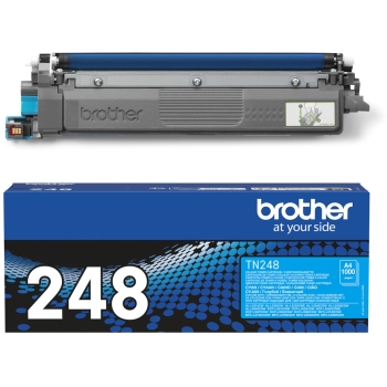 Preview: Brother Toner TN-248C Cyan bis zu 1.000 Seiten ISO/IEC 19798