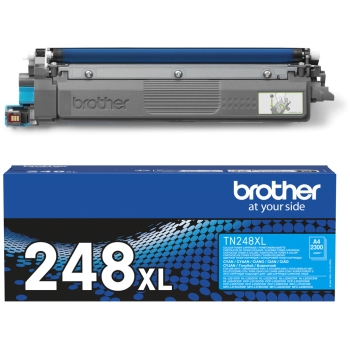 Preview: Brother Toner TN-248XLC Cyan bis zu 2.300 Seiten ISO/IEC 19798