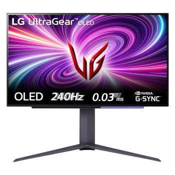68.6cm/27 (2560x1440) LG Ultragear 27GS95QE-B 16:9 QHD OLED Gaming 0.03ms 240Hz HDR10 HDMI DP USB Privot Black