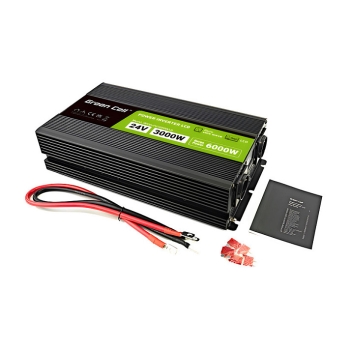 Preview: Green Cell KFZ Spannungswandler Power Inverter 24V > 230V 3000W/6000W Display