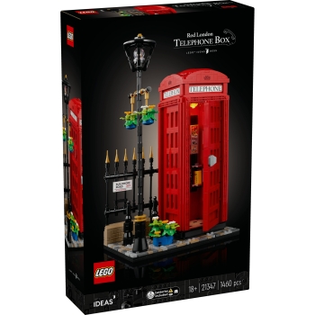 LEGO Ideas Rote Londoner Telefonzelle 21347