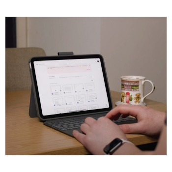 Preview: Logitech Combo Touch DE iPad 10.9 10.Gen - Oxford Gray