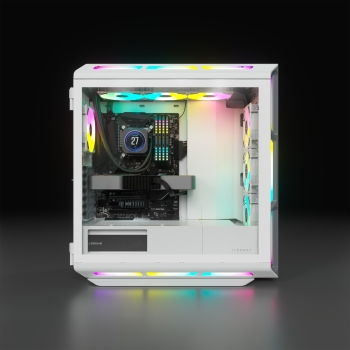 Preview: Midi Corsair iCUE 5000T RGB TG White