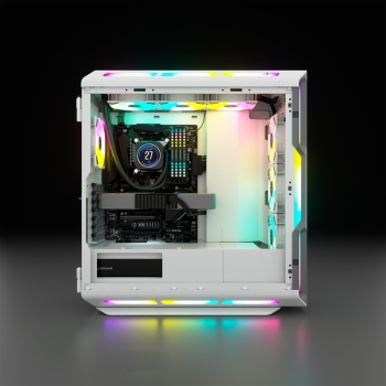 Preview: Midi Corsair iCUE 5000T RGB TG White