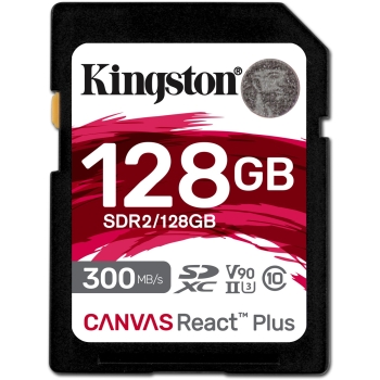 CARD 128GB Kingston Canvas React Plus XC 300MB/s