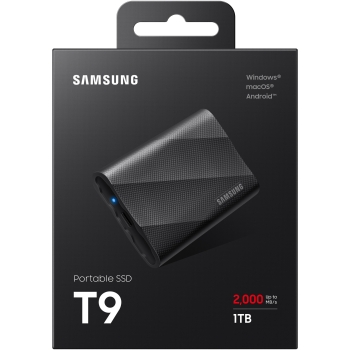 Preview: 1TB Samsung Portable T9 USB 3.2 Gen2 Black retail