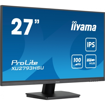 Preview: 68.6cm/27 (1920x1080) iiyama ProLite XU2793HSU-B6 16:9 FHD IPS 1ms 100Hz HDMI DP USB Speaker Black