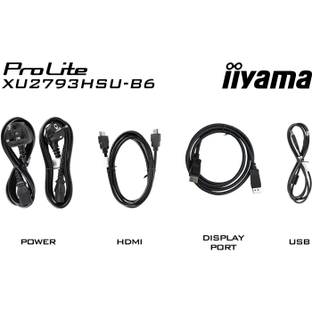 Preview: 68.6cm/27 (1920x1080) iiyama ProLite XU2793HSU-B6 16:9 FHD IPS 1ms 100Hz HDMI DP USB Speaker Black