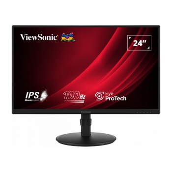 61cm/24 (1920x1080) ViewSonic VG2408A-MHD 16:9 FHD IPS 5ms 100Hz HDMI VGA DP Speaker Pivot Black