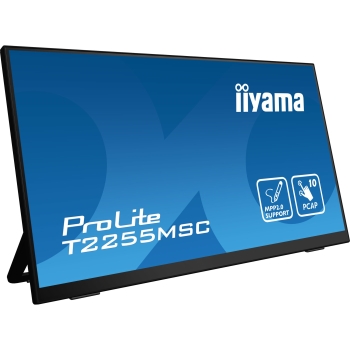 Preview: 54.5cm/21.5 (1920x1080) iiyama ProLite T2255MSC-B1 16:9 FHD IPS Touch 5ms 60Hz HDMI DP Speaker Black