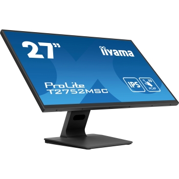 68.6cm/27 (1920x1080) iiyama ProLite T2752MSC-B1 16:9 FHD IPS Touch 5ms 60Hz HDMI DP USB Speaker Black