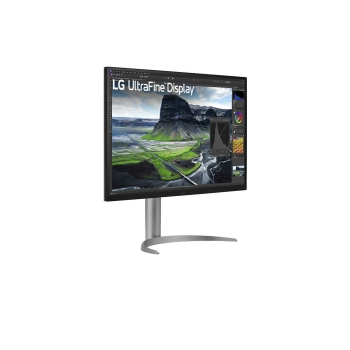 Preview: 80cm/32 (3840x2160) LG UltraFine 32UQ850V-W 16:9 4K IPS 5ms 60Hz HDR400 HDMI DP USB-C Speaker Pivot Silver