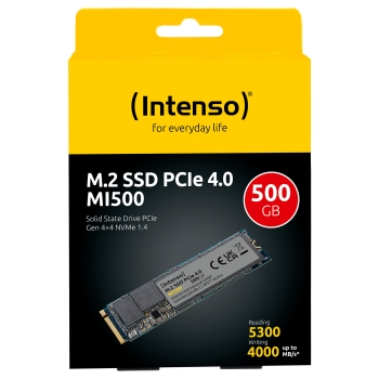 Preview: M.2 500GB Intenso MI500 NVMe PCIe 4.0 x 4