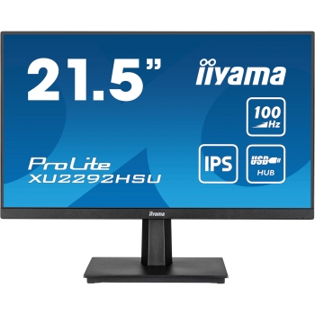 Preview: IIYAMA 54.5cm (21.5) XU2292HSU-B6 16:9 HDMI+DP+USB IPS bl.