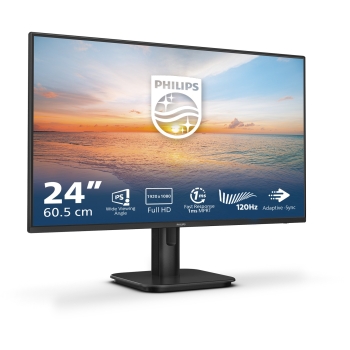 Preview: 61cm/24 (1920x1080) Philips 24E1N1100A 16:9 FHD IPS 1ms 100Hz VGA HDMI Speaker Black
