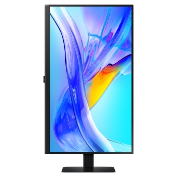 Preview: 68cm/27 (3840x2160) Samsung LS27D800UAUXEN 16:9 4K UHD IPS 5ms 60Hz DP HDMI USB-C Pivot KVM Black