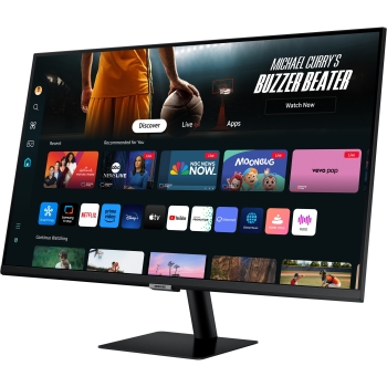 Preview: 81.3cm/32 (3840x2160) Samsung LS32DM700UUXEN 16:9 4K UHD 4ms 60Hz HDMI USB-C Tizen Wifi Speaker Black