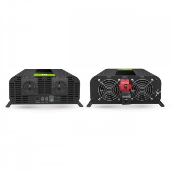 Preview: Green Cell KFZ Spannungswandler Power Inverter PRO 12V > 230V 2000W/4000W