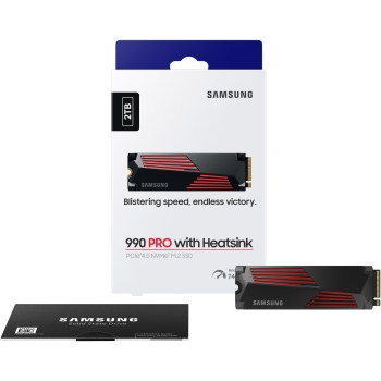 Preview: M.2 2TB Samsung 990 PRO Heatsink NVMe PCIe 4.0 x 4 retail