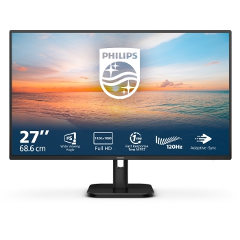68.6cm/27 (1920x1080) Philips 27E1N1100A 16:9 FHD IPS 1ms 100Hz HDMI VGA Speaker Black