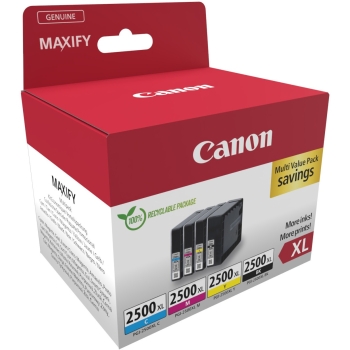 Preview: Canon Tinte PGI-2500XL 9254B010 4er Multipack (BK/C/M/Y)