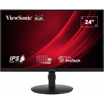 61cm/24 (1920x1080) ViewSonic VG2408A 16:9 FHD IPS 5ms 100Hz HDMI VGA DP Speaker Pivot Black